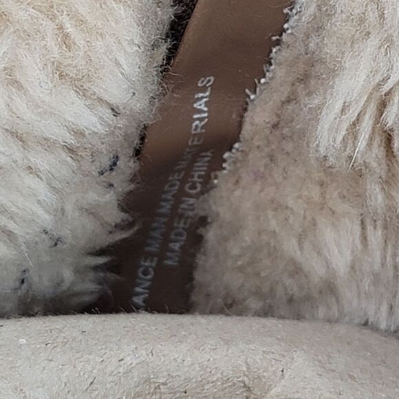 Baretraps andee sherpa and man made suede ankle booties - Picture 5 of 16